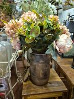 Nepalese pot vaas met deksel - 38cm, Huis en Inrichting, Woonaccessoires | Vazen, Overige materialen, Overige kleuren, Unknown