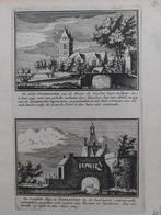 180-174 / Stad Oudewater & sluis Ijsselstein, Antiek en Kunst, Kunst | Etsen en Gravures, Ophalen of Verzenden