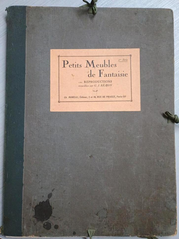 Petits Meubles de Fantaisie - 1e Serie, Antiek en Kunst, Antiek | Boeken en Bijbels, Ophalen of Verzenden