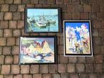 Jos Omblets, aquarellen., Ophalen of Verzenden