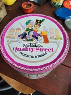 Vintage groot Mackintosch Quality street blik, Gebruikt, Ophalen of Verzenden