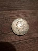 1928 Zilveren Wilhelmina 1 Gulden, Postzegels en Munten, Munten | Nederland, 1 gulden, Zilver, Ophalen of Verzenden, Koningin Wilhelmina