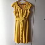 Sunny Blacky Dress vintage fifties summer dress, Maat 38/40 (M), Blacky Dress, Geel, Ophalen of Verzenden
