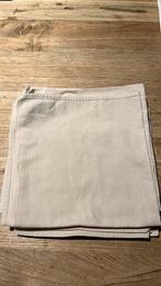 8 damasten servetten, Ophalen of Verzenden, Zo goed als nieuw, Wit