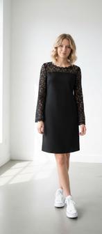 jurk La Dress/kant, Maat 38/40 (M), Verzenden, Zwart, Zo goed als nieuw