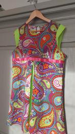 Carnavalsjurk flower power, Ophalen, Zo goed als nieuw, Maat 46/48 (XL) of groter, Carnaval