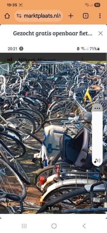 Ik zoek gratis opknap fietsen voor opknapper  beschikbaar voor biedingen