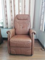 leren relax fauteuil, Ophalen of Verzenden, Gebruikt, 75 tot 100 cm, 50 tot 75 cm