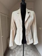 Blazer Goosecraft 100% suède leer getailleerd beige maat M, Maat 38/40 (M), Goosecraft, Verzenden, Beige