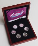 Prestige Set in Kleur (6x 5 Euro) Nederland  Zilver Proof, Postzegels en Munten, Munten | Nederland, Setje, Koningin Beatrix, Zilver