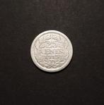 25 cent 1913, Postzegels en Munten, Munten | Nederland, Zilver, Koningin Wilhelmina, Losse munt, 25 cent