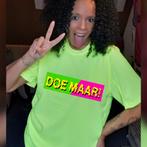 Doe Maar Dames T-shirt in fluor of Basic Zwart en Wit., Overige kleuren, Verzenden, SH1RTS & SUGAR, Nieuw