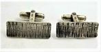 Art deco manchetknopen 800 zilver met meesterteken (1), Ophalen, Zo goed als nieuw, Zilver