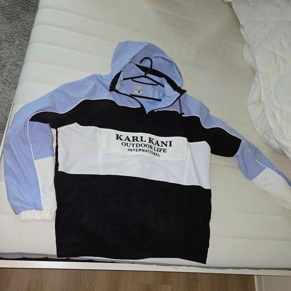 Karl Kani Outdoor Life Jas - Maat L, Maat 52/54 (L), Blauw, Ophalen of Verzenden, Zo goed als nieuw