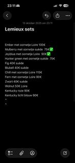 Spring Lemieux en Kentucky dekjes/sets, Dieren en Toebehoren, Paarden en Pony's | Dekens en Dekjes, Ophalen of Verzenden, Zo goed als nieuw