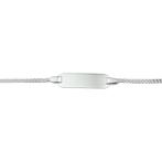 Baby/kinder naamarmbandje zilver met GRATIS gravure, Ophalen of Verzenden, Nieuw, Zilver, Armband