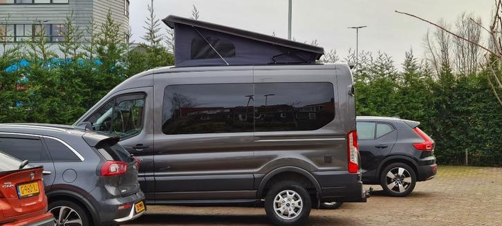 Ford transit NEW 6.2 350M 210PK 2.0 TDCI L2H2 LIMITED., Caravans en Kamperen, Campers, Particulier, tot en met 2, Buscamper of Camperbus