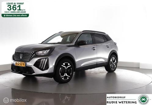 Peugeot 2008 1.2 130PK Automaat Allure 1/2leer|led|cam360|na, Auto's, Peugeot, Bedrijf, Te koop, 360° camera, ABS, Achteruitrijcamera