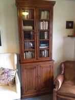 SMALLE VITRINEKAST BOEKENKAST Eichholtz kast Narrow Flamant, Ophalen, Met deur(en), Eikenhout, 200 cm of meer