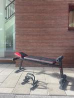 Domyos verstelbare fitnessbank en push-up bars, Sport en Fitness, Ophalen, Zo goed als nieuw, Benen, Fitnessbank