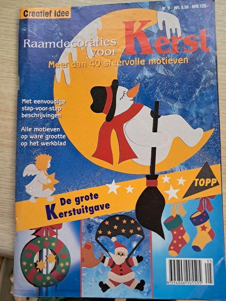 Creatief Idee, met raamdecoraties voor kerst, Hobby en Vrije tijd, Knutselen, Ophalen of Verzenden