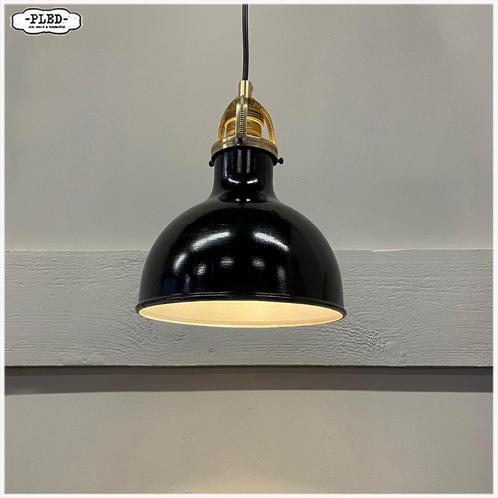 Hanglampje met messing fitting Lamp, Huis en Inrichting, Lampen | Hanglampen, Gebruikt, Minder dan 50 cm, Metaal, Ophalen of Verzenden
