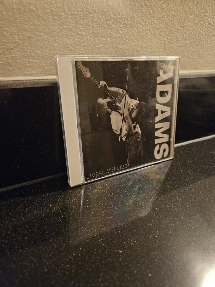 Bryan Adams - Live! Live! Live! (CD, 1988), Cd's en Dvd's, Cd's | Pop, Zo goed als nieuw, 1980 tot 2000, Ophalen of Verzenden