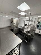 Spoelkeuken - Compleet rvs werk (4 jaar oud) (excl machine), Ophalen