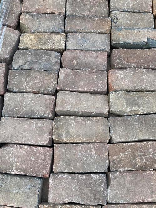 Gebakken waalformaten, Tuin en Terras, Tegels en Klinkers, Zo goed als nieuw, Klinkers, 10 m² of meer, Ophalen of Verzenden