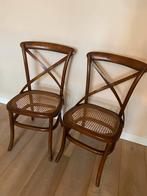 2 stoeltjes.  Met ronde rugleuning, Huis en Inrichting, Stoelen, Ophalen, Zo goed als nieuw