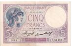 Frankrijk, 5 Francs, 1933, Postzegels en Munten, Bankbiljetten | Europa | Niet-Eurobiljetten, Frankrijk, Los biljet, Ophalen of Verzenden