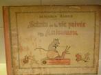 Antiek  Benjamin Rabier Scenes de la Vie Privee Des Animaux, Ophalen of Verzenden