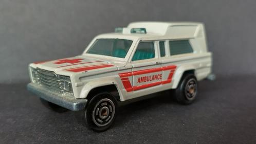 Jeep Cherokee Wagoneer Ambulance 1:64 Majorette Pol, Hobby en Vrije tijd, Modelauto's | Overige schalen, Zo goed als nieuw, Verzenden