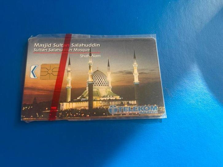 Telefoonkaart Maleisië - Masjid Sultan Salahuddin, Verzamelen, Telefoonkaarten, Buitenland, Ophalen of Verzenden