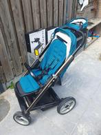 Kinderwagen - blauwe (aqua) mutsy air lite air, Kinderen en Baby's, Kinderwagens en Combinaties, Ophalen, Gebruikt, Verstelbare duwstang