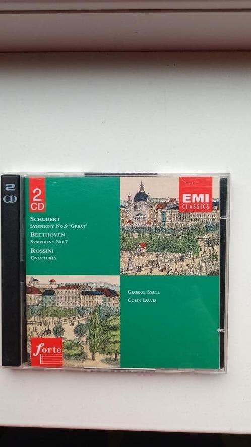 2CD - Schubert - Beethoven - Rossini - o.l.v. Colin Davis, Cd's en Dvd's, Cd's | Klassiek, Zo goed als nieuw, Orkest of Ballet