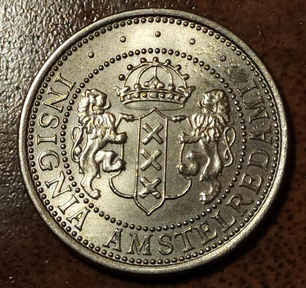 Mokum munt, Postzegels en Munten, Munten | Nederland, Ophalen of Verzenden, Koningin Juliana, Overige waardes, Losse munt