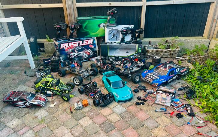 RC Verzameling Traxxas, WLToys, Buggy's, Hobby en Vrije tijd, Modelbouw | Radiografisch | Auto's, Gebruikt, Auto offroad, Elektro