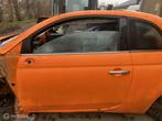 Deur met ruit linksvoor Fiat 500 ('07->), Gebruikt, Fiat, Deur, Ophalen of Verzenden