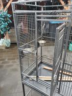 leuke papagaaien kooi, Dieren en Toebehoren, Ophalen of Verzenden, Zo goed als nieuw, Metaal, Vogelkooi