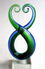 Koru glas, vriendschap en trouw , abstract beeld, Ophalen of Verzenden