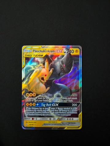 Pikachu & Zekrom GX 33/181 Pokemon Team Up  beschikbaar voor biedingen