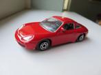 Welly Porche 911 966 Carrera rood 3 inch, Ophalen of Verzenden, Gebruikt