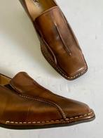 H263 Gabor maat 5=38,5 leren instappers schoenen bruin, Kleding | Dames, Ophalen of Verzenden, Gabor, Instappers, Bruin