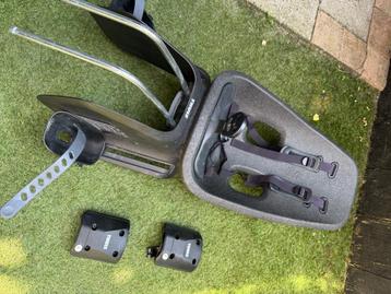 Thule fietsstoel achter met 2 adapters zadelbuis beschikbaar voor biedingen