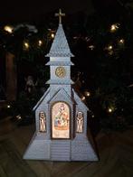 NIEUW - Kerstlamp Kerk LED met muziek, Jozef/Maria/Jezus, Ophalen of Verzenden, Nieuw
