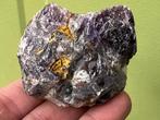 Flinke Amazez - Azeztuliet met Amethist - ruw mineralen, Verzamelen, Mineralen en Fossielen, Ophalen of Verzenden, Mineraal