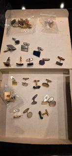 manchet knopen allerlei samen in 1 koop, Sieraden, Tassen en Uiterlijk, Manchetknopen, Ophalen of Verzenden, Overige materialen