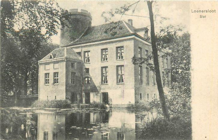 701091017 Loenersloot Slot, Verzamelen, Ansichtkaarten | Nederland, Utrecht, Voor 1920, Verzenden