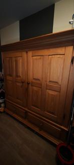 stevige antieke bruine eiken buffetkast moet snel weg, Ophalen, Gebruikt, Met deur(en), 150 tot 200 cm